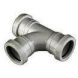 FloPlast Push Fit Waste Tee - 40mm Grey