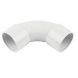 FloPlast Solvent Weld Waste Bend Swept - 92.5 Degree x 40mm White