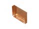 Copper Large Box Gutter Stop End - 115mm