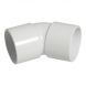 FloPlast Solvent Weld Waste Bend - 135 Degree x 50mm White