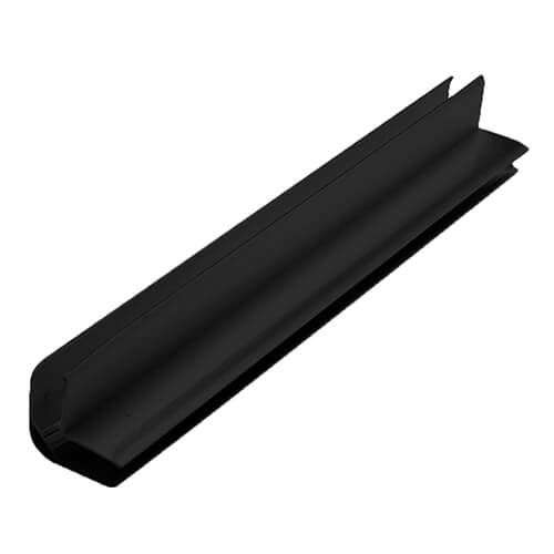 Internal Wall Panel 2 Part Corner Trim - 2400mm Black - For 10mm Bathroom/ Kitchen/ Ceiling Panels