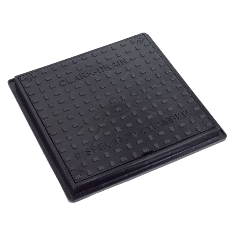 Polypropylene Manhole Cover and Frame Square - 380mm