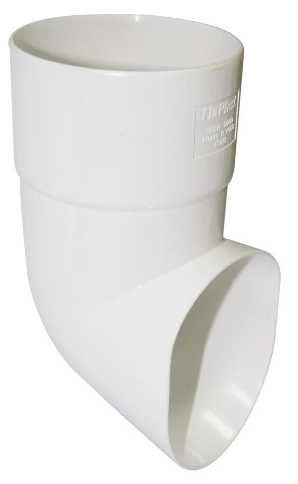 FloPlast Deepflow/ Hi-Cap Downpipe Shoe - 80mm White