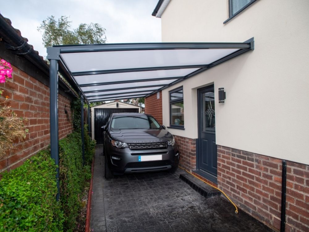 Simplicity 16 Aluminium Pergola / Veranda - 15000mm x 3500mm Rectangular - Grey