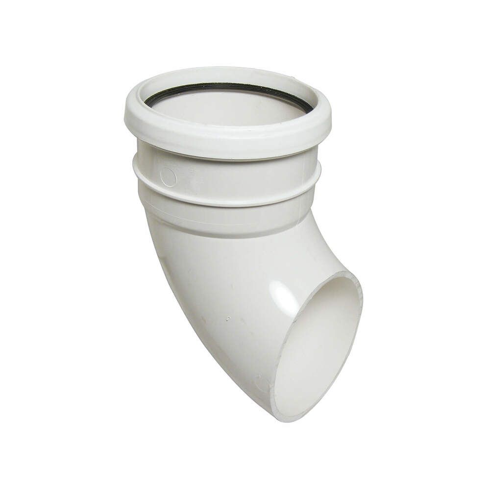 FloPlast Industrial/ Xtraflo Downpipe Single Socket Shoe - 110mm White