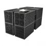 Rainsmart Ellipse Soakaway Set Flat-Packed with Silt Blok & Lid 1 Cubic Metre