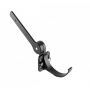 Cast Aluminium Half Round Gutter Side Rafter Bracket - 114mm Black