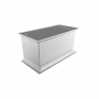 Cast Aluminium Round Flavia Hopper - 63mm PPC Finish