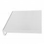 Fascia Board - 200mm x 18mm x 5mtr White Woodgrain - Pack of 2