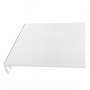 Cover Board - 200mm x 10mm x 5mtr White Woodgrain - Pack of 2