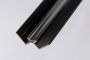 Internal Wall Panel Internal Corner Trim - 2400mm Black - For 10mm Bathroom/ Kitchen/ Ceiling Panels