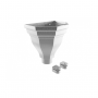 Cast Aluminium Round Merus Small Hopper - 63mm PPC Finish