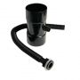 FloPlast Round Rainwater Diverter - 80mm Black