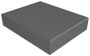 Aluminium Coping Stop End for 200-250mm Wall - 310mm Anthracite Grey