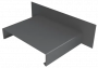 Aluminium Coping Upstand for 301-350mm Wall - 410mm Anthracite Grey