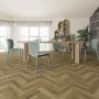 Guardian Click Vinyl Flooring Tiles - 625mm x 125mm Witchita Beech Herringbone - Pack of 20