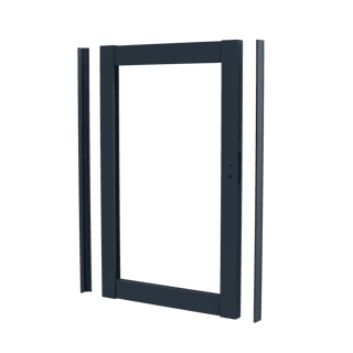 Durapost Aluminium Gate Frame - 1188mm x 1770mm Anthracite Grey