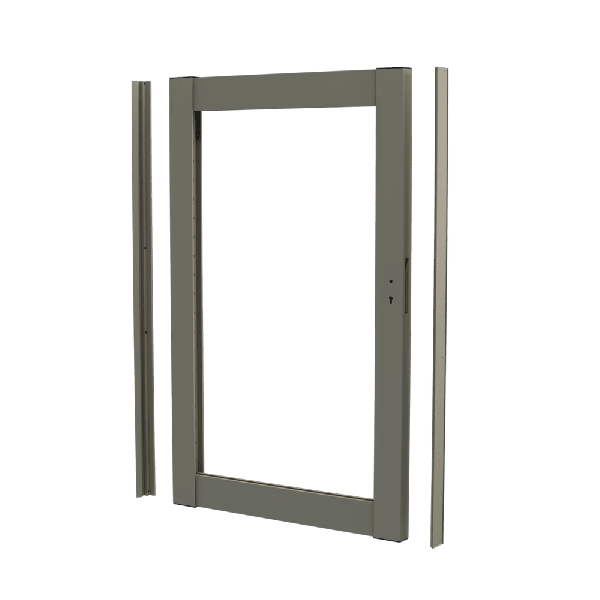 Durapost Aluminium Gate Frame - 1188mm x 1770mm Olive Grey