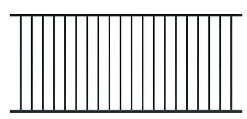 Steel Fortitude Fixed Railing Panel - 2370mm x 1016mm