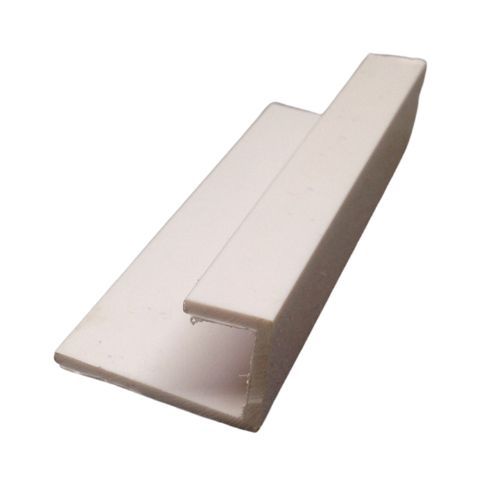 Internal Wall Panel Edge Trim - 2400mm White - For 10mm Bathroom/ Kitchen/ Ceiling Panels