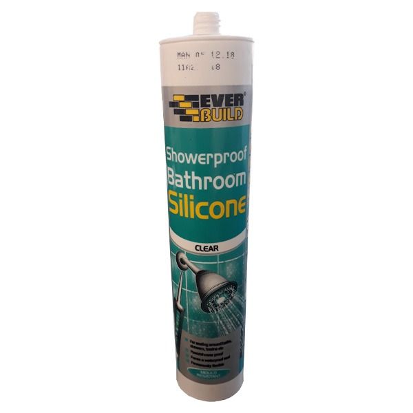 Showerproof Bathroom Silicone - Clear